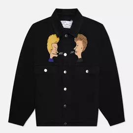 Мужская джинсовая куртка Etudes x Beavis &amp; Butt-Head Vertige, цвет чёрный, размер 52