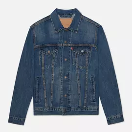 Мужская джинсовая куртка Levi's Trucker, цвет синий, размер L