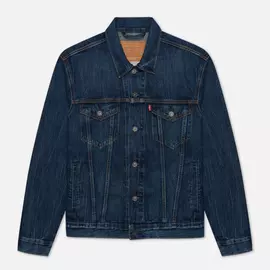 Мужская джинсовая куртка Levi's Trucker, цвет синий, размер L