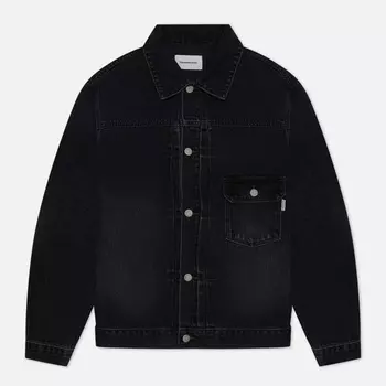 Мужская джинсовая куртка thisisneverthat Denim Trucker, цвет чёрный, размер M