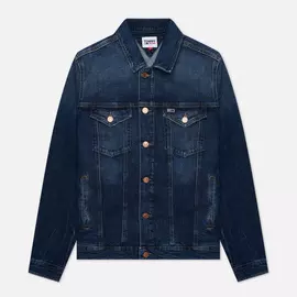 Мужская джинсовая куртка Tommy Jeans Regular Trucker AE259, цвет синий, размер XXL