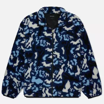 Мужская флисовая куртка Bronze 56K Camo Fleece, цвет синий, размер XXL