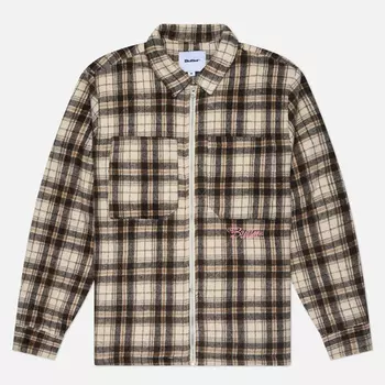 Мужская флисовая куртка Butter Goods Jive Flannel, цвет бежевый, размер M
