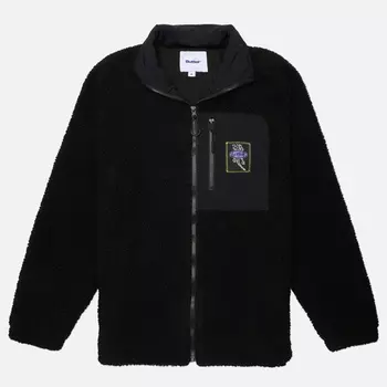 Мужская флисовая куртка Butter Goods Wipeout Sherpa, цвет чёрный, размер M