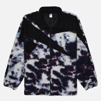 Мужская флисовая куртка Reebok Vector Icon High-Pile Fleece, цвет чёрный, размер XXL