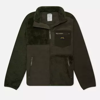 Мужская флисовая куртка Stan Ray Patchwork Fleece, цвет оливковый, размер XXL