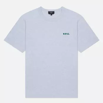 Мужская футболка A.P.C. Boxy Petit V.P.C., цвет серый, размер S