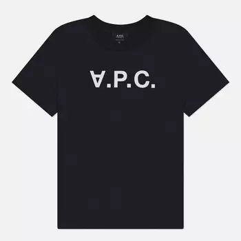 Мужская футболка A.P.C. Standard Grand V.P.C. GOTS, цвет синий, размер S