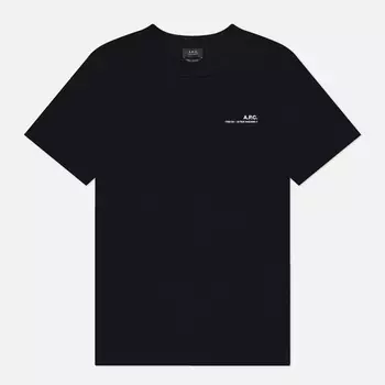 Мужская футболка A.P.C. Standard Item GOTS, цвет чёрный, размер L