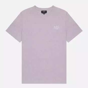 Мужская футболка A.P.C. Standard Rue Madame GOTS, цвет фиолетовый, размер L