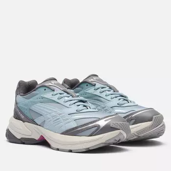 Кроссовки Puma Velophasis Metal Nylon, цвет голубой, размер 38.5 EU