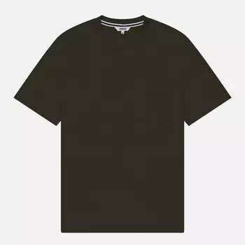 Мужская футболка Aigle Pocket Crew Neck, цвет зелёный, размер M