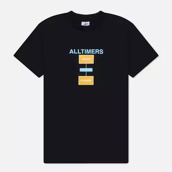Мужская футболка Alltimers Form & Matter, цвет чёрный, размер XXL