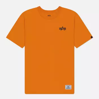 Мужская футболка Alpha Industries Alpha Stencil, цвет оранжевый, размер XXL