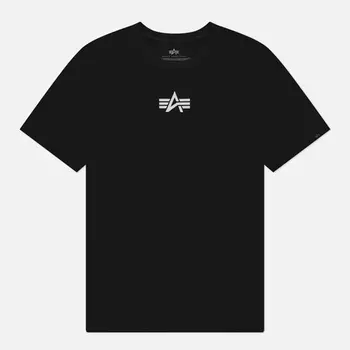 Мужская футболка Alpha Industries Born Of Purpose, цвет чёрный, размер S