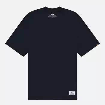 Мужская футболка Alpha Industries Essential Relaxed, цвет синий, размер S