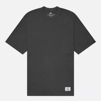 Мужская футболка Alpha Industries Essential Relaxed, цвет серый, размер L