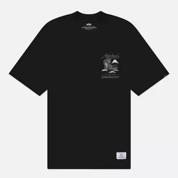 Мужская футболка Alpha Industries Tiger Search And Destroy, цвет чёрный, размер XXL