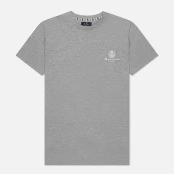 Мужская футболка Aquascutum Beach Basic Small Logo, цвет серый, размер L