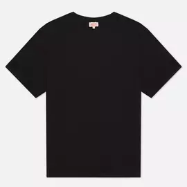 Мужская футболка Armor-Lux Heritage Plain Color, цвет чёрный, размер XXS