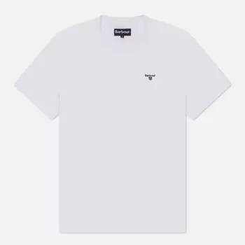 Мужская футболка Barbour Essential Sports, цвет белый, размер S