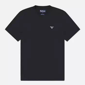 Мужская футболка Barbour Essential Sports, цвет чёрный, размер XL