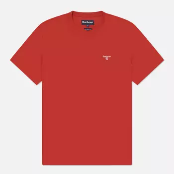 Мужская футболка Barbour Essential Sports, цвет красный, размер XXL