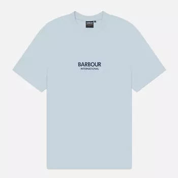 Мужская футболка Barbour Formula Oversized, цвет голубой, размер L