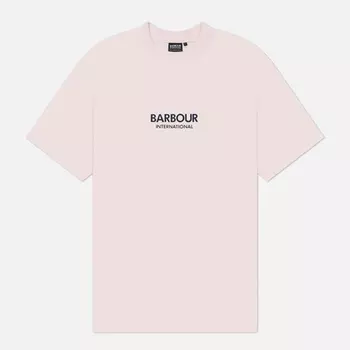 Мужская футболка Barbour Formula Oversized, цвет розовый, размер M