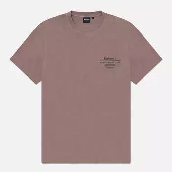 Мужская футболка Barbour Hickling Logo, цвет фиолетовый, размер M