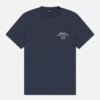 Мужская футболка Barbour Hickling Logo, цвет синий, размер L