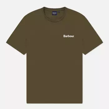 Мужская футболка Barbour Homelane, цвет оливковый, размер XL