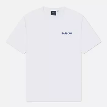 Мужская футболка Barbour Perham Graphic, цвет белый, размер M