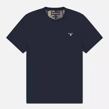 Мужская футболка Barbour Tartan Sports, цвет синий, размер XL