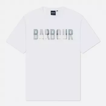 Мужская футболка Barbour Thurford, цвет белый, размер M