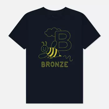 Мужская футболка Bronze 56K B Is For Bronze, цвет синий, размер XXL