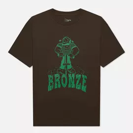 Мужская футболка Bronze 56K Jackhammer, цвет коричневый, размер L