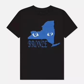Мужская футболка Bronze 56K NY Eyes, цвет чёрный, размер XXL