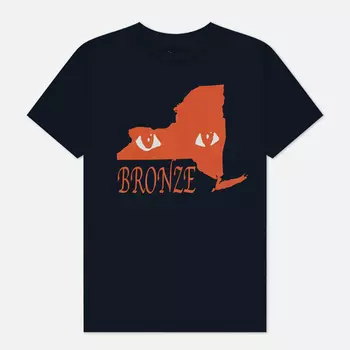 Мужская футболка Bronze 56K NY Eyes, цвет синий, размер XXL