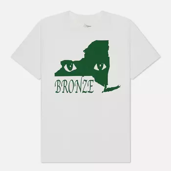 Мужская футболка Bronze 56K NY Eyes, цвет белый, размер XXL
