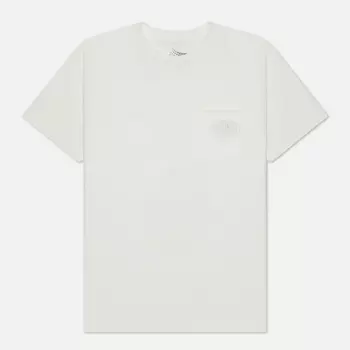 Мужская футболка Bronze 56K Reflective Oval Pocket, цвет белый, размер XXL