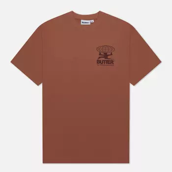Мужская футболка Butter Goods All Terrain, цвет коричневый, размер XL