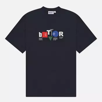 Мужская футболка Butter Goods Design Co, цвет синий, размер XL