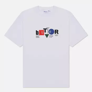 Мужская футболка Butter Goods Design Co, цвет белый, размер XXL