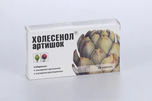 Холесенол Артишок 0.4 г, 36 шт, капсулы