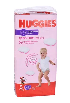 Подгузники-трусики Хаггис д/дев Pants (12-17кг), 48 шт