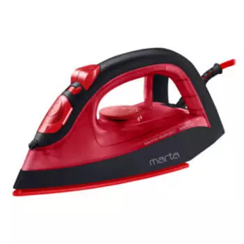 Утюг Marta MT-1149, 2400 Вт, тефлон, красный рубин