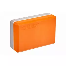 Блок для йоги Bradex SF 0731 оранжевый\серый