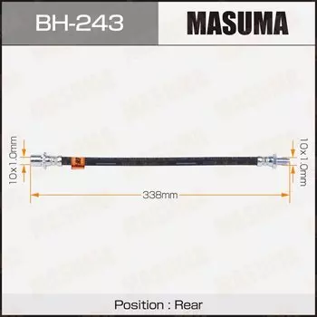 Шланг тормозной "Masuma" T- /rear/ Land Cruiser ##J8# Central ( -9501)