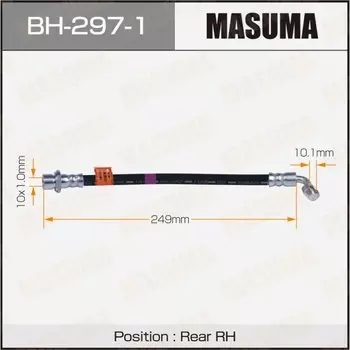 Шланг тормозной "Masuma" T- /rear/ Land Cruiser Prado ##J12# RH